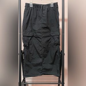 H&M long cargo skirt